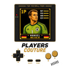 Manuel Neuer 1P 8-Bit hoodie retro gaming design by Players Couture