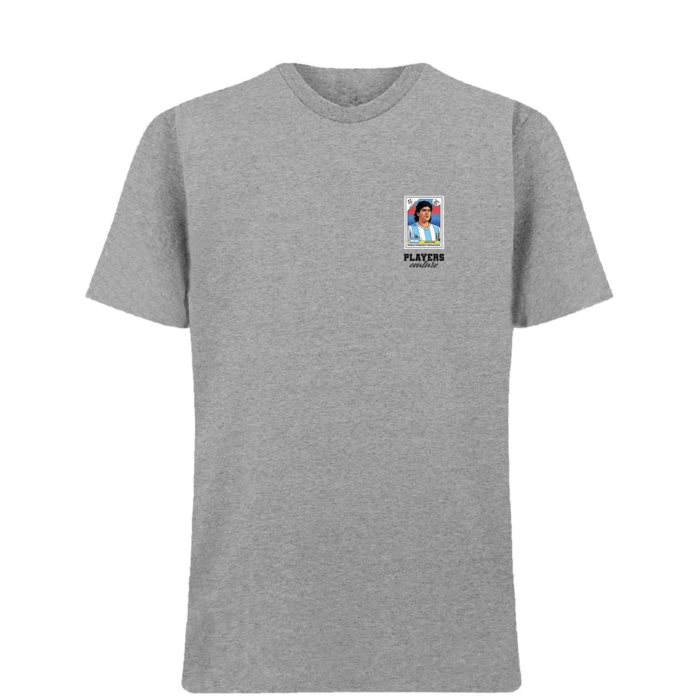Diego Maradona 1990 Home World Cup t-shirt – grey men's t-shirt featuring the Diego Maradona 1990 Home World Cup Players