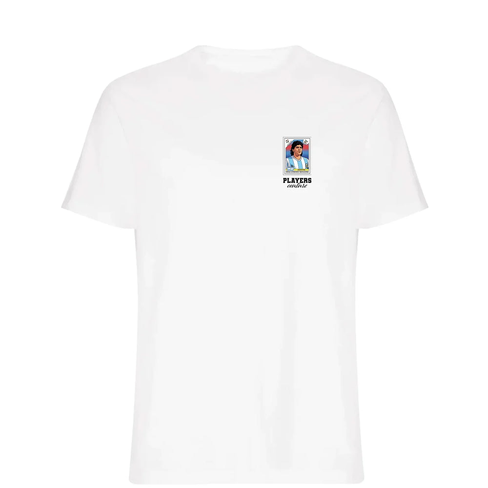 Diego Maradona 1990 Home World Cup t-shirt – white men's t-shirt featuring the Diego Maradona 1990 Home World Cup Players