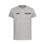 Maradona Hand of God Logo Players Couture Kids T-Shirt Gray