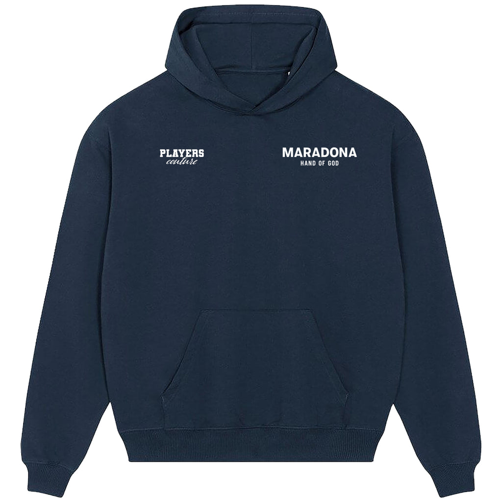 Maradona Logo Players Couture Men's Casual Hoodie Navy