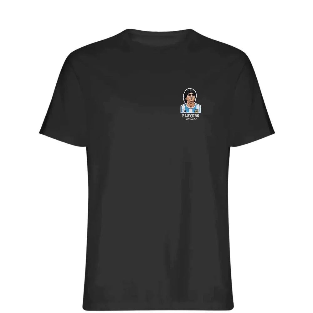 Diego Maradona Argentina t-shirt – black men's t-shirt featuring the Diego Maradona Argentina Players Couture logo