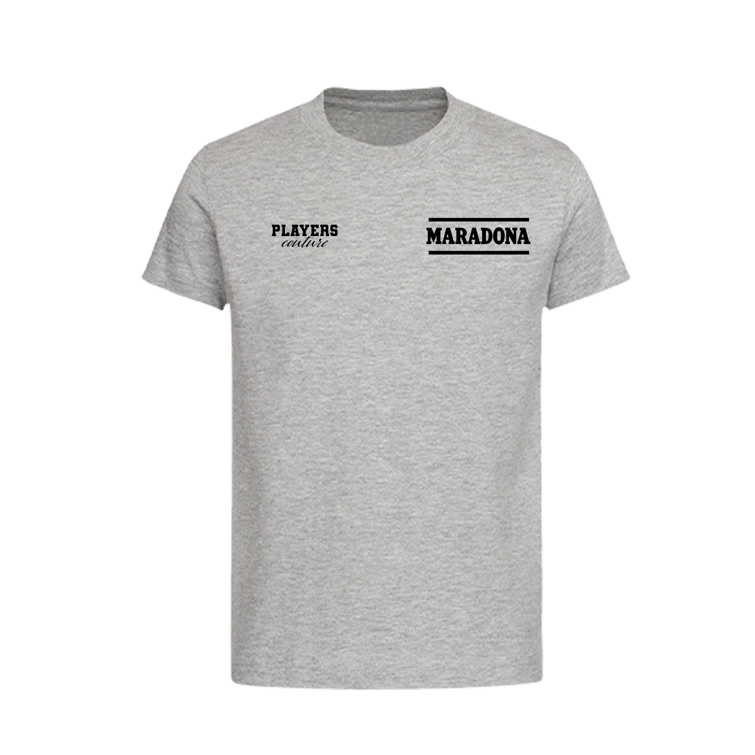 Diego Maradona Logo Players Couture Kids T-Shirt Gray