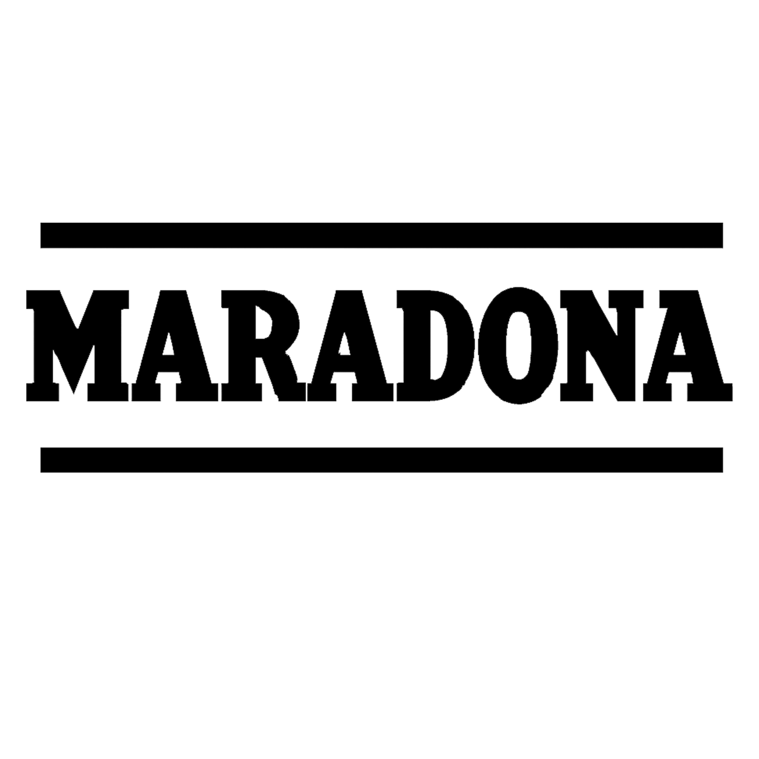 Maradona Logo Players Couture Mens T-Shirt