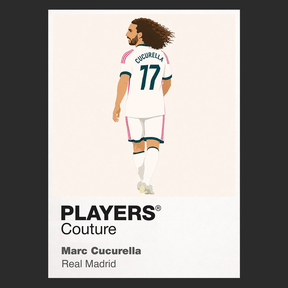 Marc Cucurella Real Madrid black Icon Frame artwork detail