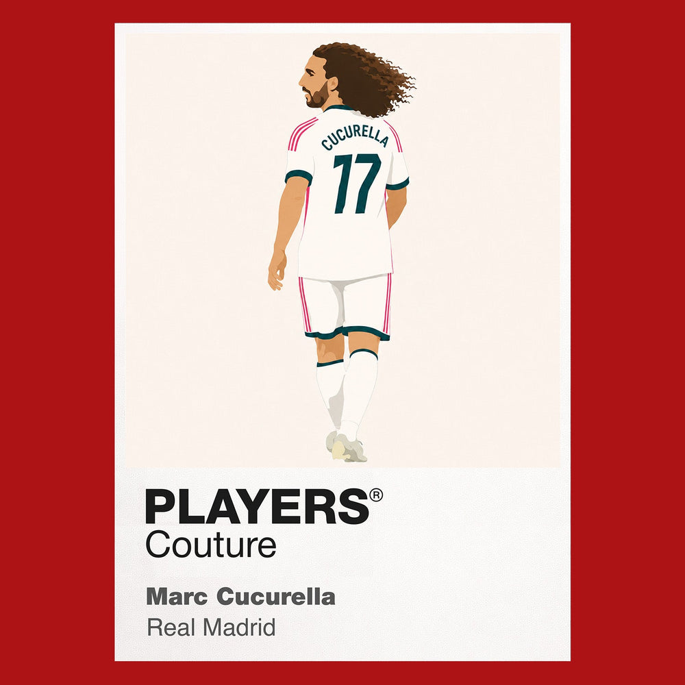 Marc Cucurella Real Madrid red Icon Frame artwork detail