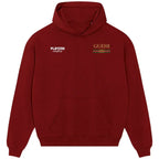 Marc Guehi hoodie – red men's hoodie featuring the Marc Guehi Players Couture logo