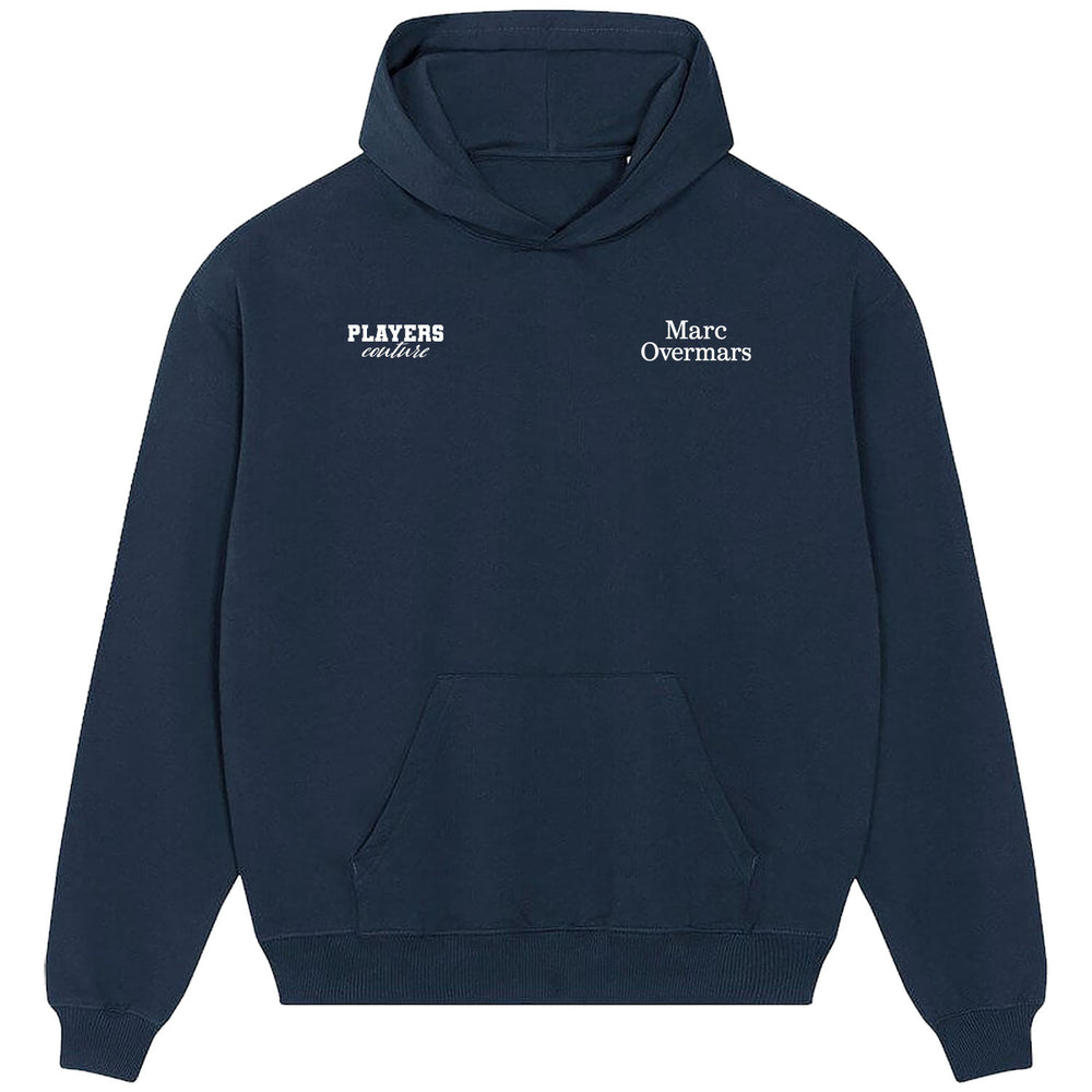 Marc Overmars Logo Players Couture Men's Casual Hoodie Navy