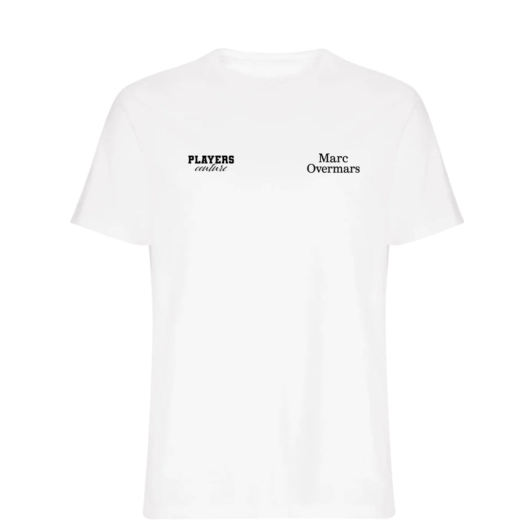 Marc Overmars Logo Players Couture Men's T-Shirt White