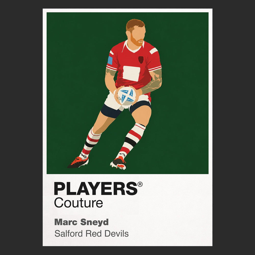 Marc Sneyd Salford Red Devils rugby league T-shirt black