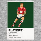 Marc Sneyd Salford Red Devils rugby league T-shirt grey
