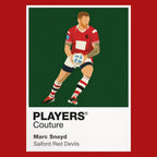 Marc Sneyd Salford Red Devils rugby league T-shirt red