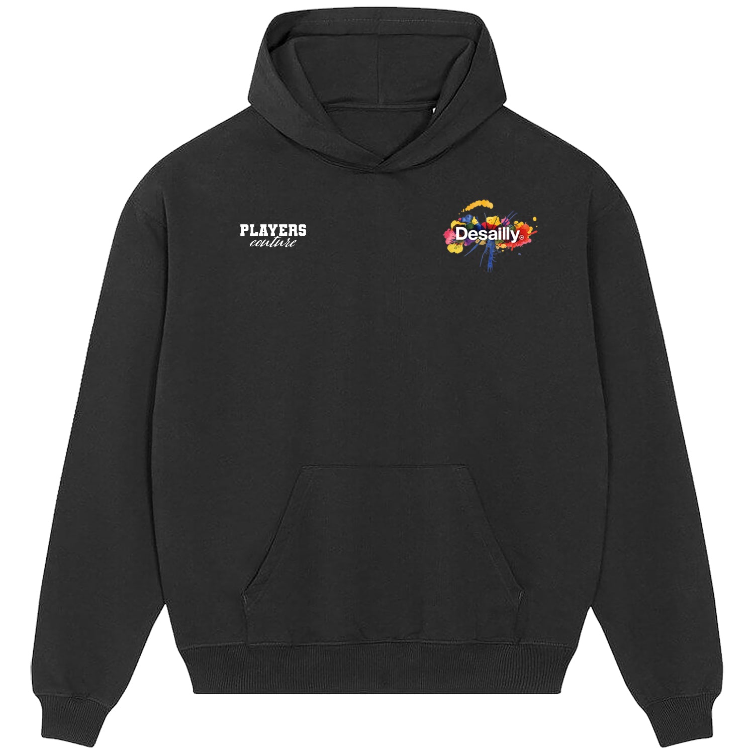 Marcel Desailly Logo Players Couture Men's Casual Hoodie Black