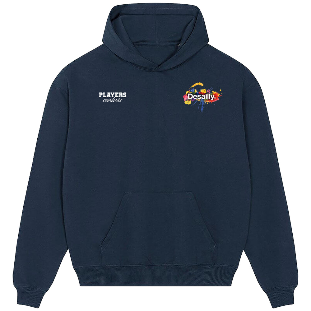 Marcel Desailly Logo Players Couture Men's Casual Hoodie Navy