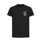 Marcel Desailly World Cup Sticker Kids T-Shirt – marcel desailly sticker kids black tshirt Players Couture design