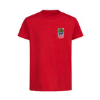Marcel Desailly World Cup Sticker Kids T-Shirt – marcel desailly sticker kids red tshirt Players Couture design