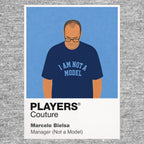 Marcelo Bielsa Not a Model Icon Frame Men's Hoodie