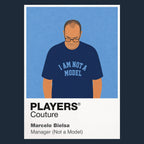 Marcelo Bielsa Not a Model Icon Frame Men's Hoodie