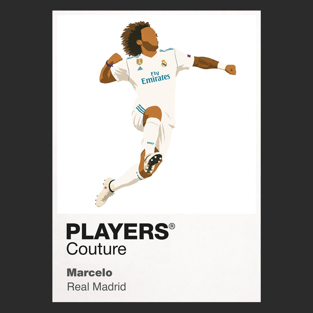 Marcelo Real Madrid black Icon Frame artwork detail