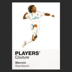Marcelo Real Madrid black Icon Frame artwork detail