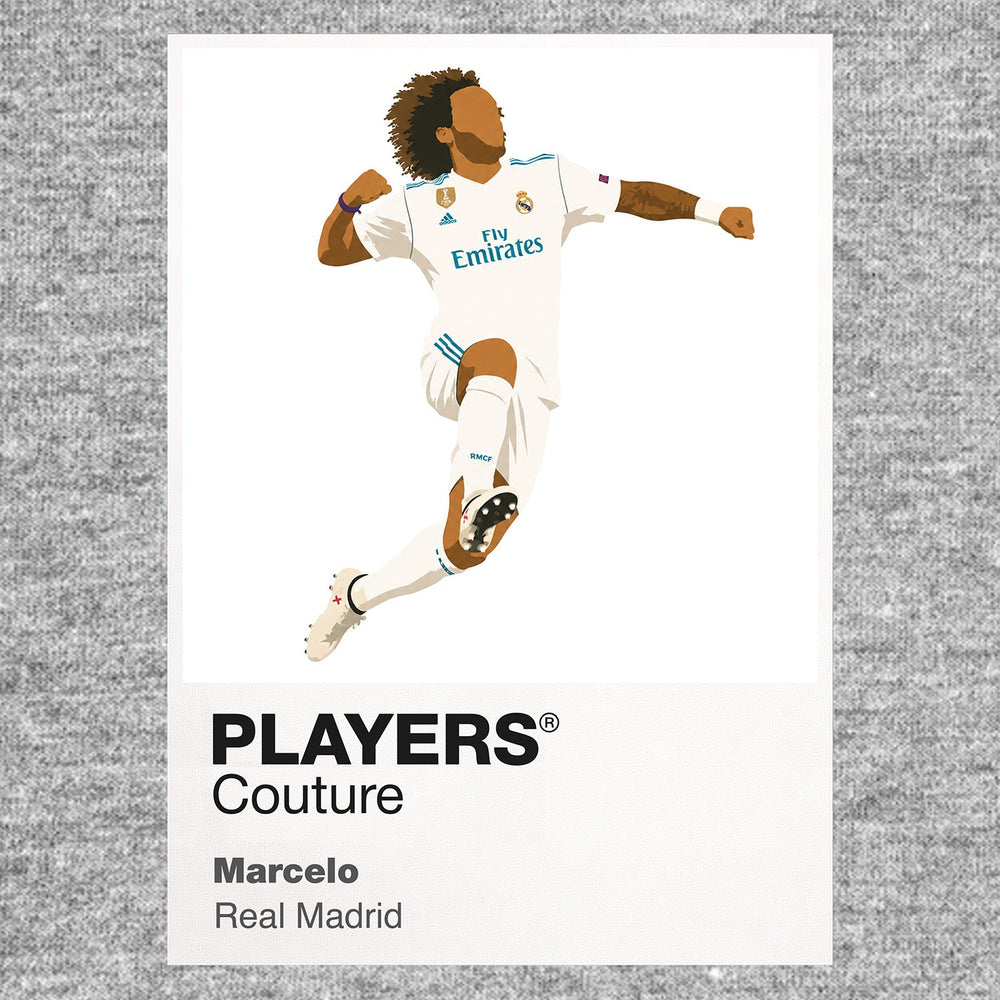 Marcelo Real Madrid grey Icon Frame artwork detail