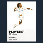 Marcelo Real Madrid navy Icon Frame artwork detail