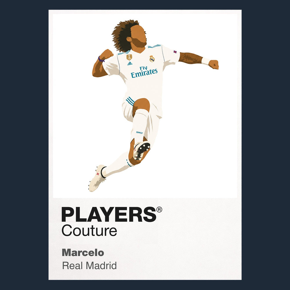 Marcelo Real Madrid navy Icon Frame artwork detail