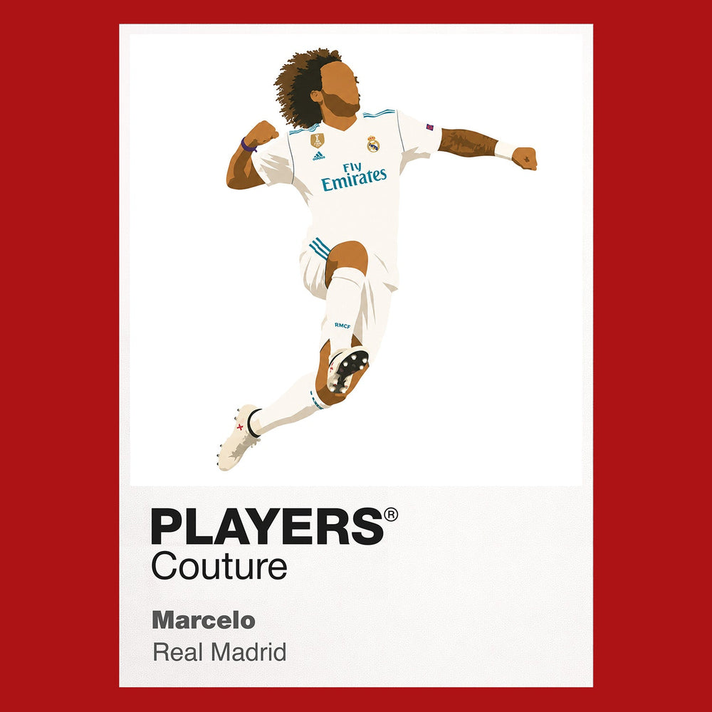 Marcelo Real Madrid red Icon Frame artwork detail