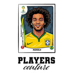 Marcelo World Cup Sticker Kids T-Shirt – marcelo white Players Couture design