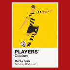 Marco Reus Borussia Dortmund Icon Frame Men's Hoodie — Red Artwork