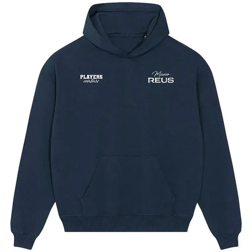 Marco Reus hoodie – navy men's hoodie featuring the Marco Reus Players Couture logo