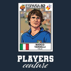 Marco Tardelli World Cup Sticker Men's Hoodie – marco tardelli navy Players Couture design