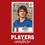 Marco Tardelli World Cup Sticker Kids Hoodie – marco tardelli red Players Couture design