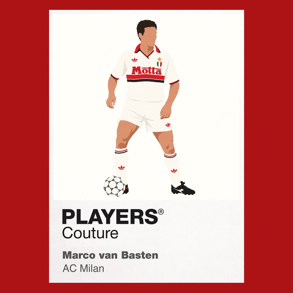 Marco van Basten Icon Frame artwork in red