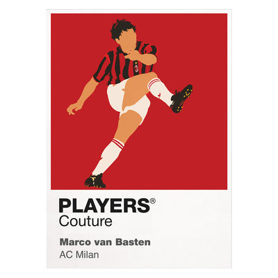 Marco van Basten AC Milan Icon Frame — White