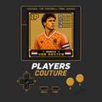 Marco van Basten 1P 8-Bit hoodie retro gaming design by Players Couture