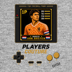 Marco van Basten 1P 8-Bit hoodie retro gaming design by Players Couture