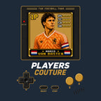 Marco van Basten 1P 8-Bit hoodie retro gaming design by Players Couture