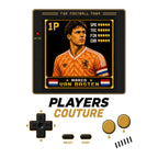 Marco van Basten 1P 8-Bit t-shirt retro gaming design by Players Couture