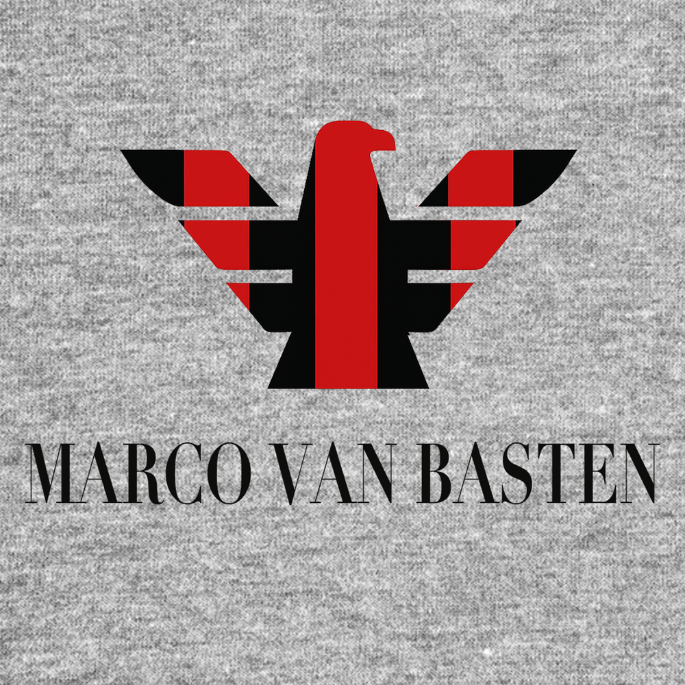Marco Van Basten Milan Logo Players Couture Men's Casual Hoodie