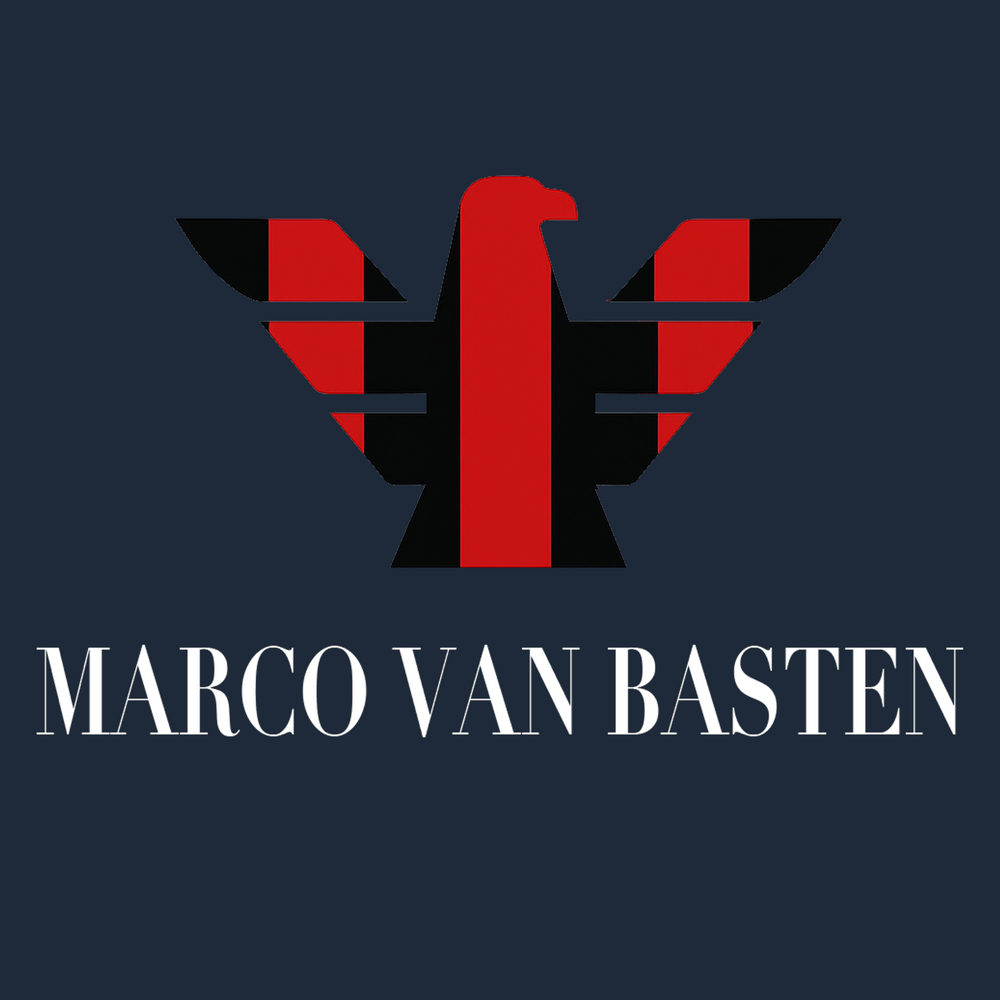 Marco Van Basten Milan Logo Players Couture Men's Casual Hoodie