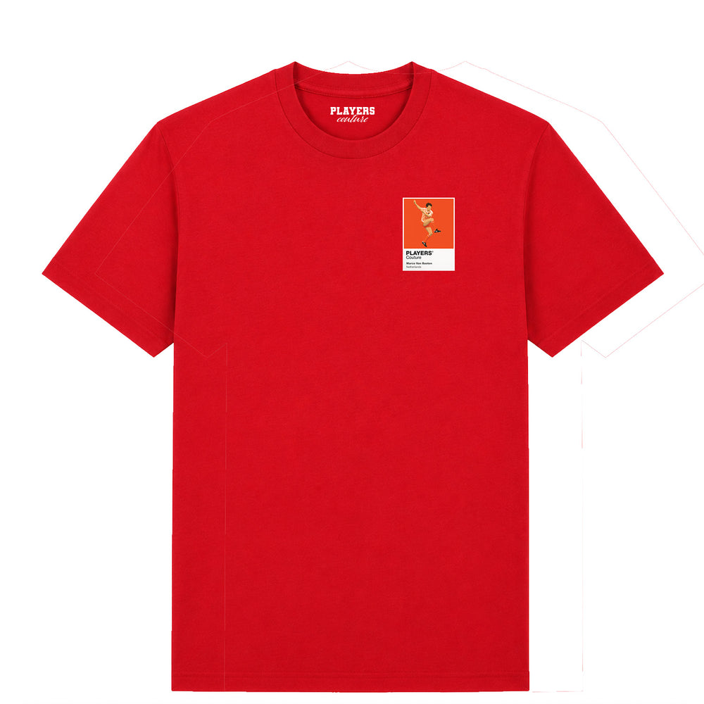 Marco Van Basten Players Couture Mens Red T-Shirt