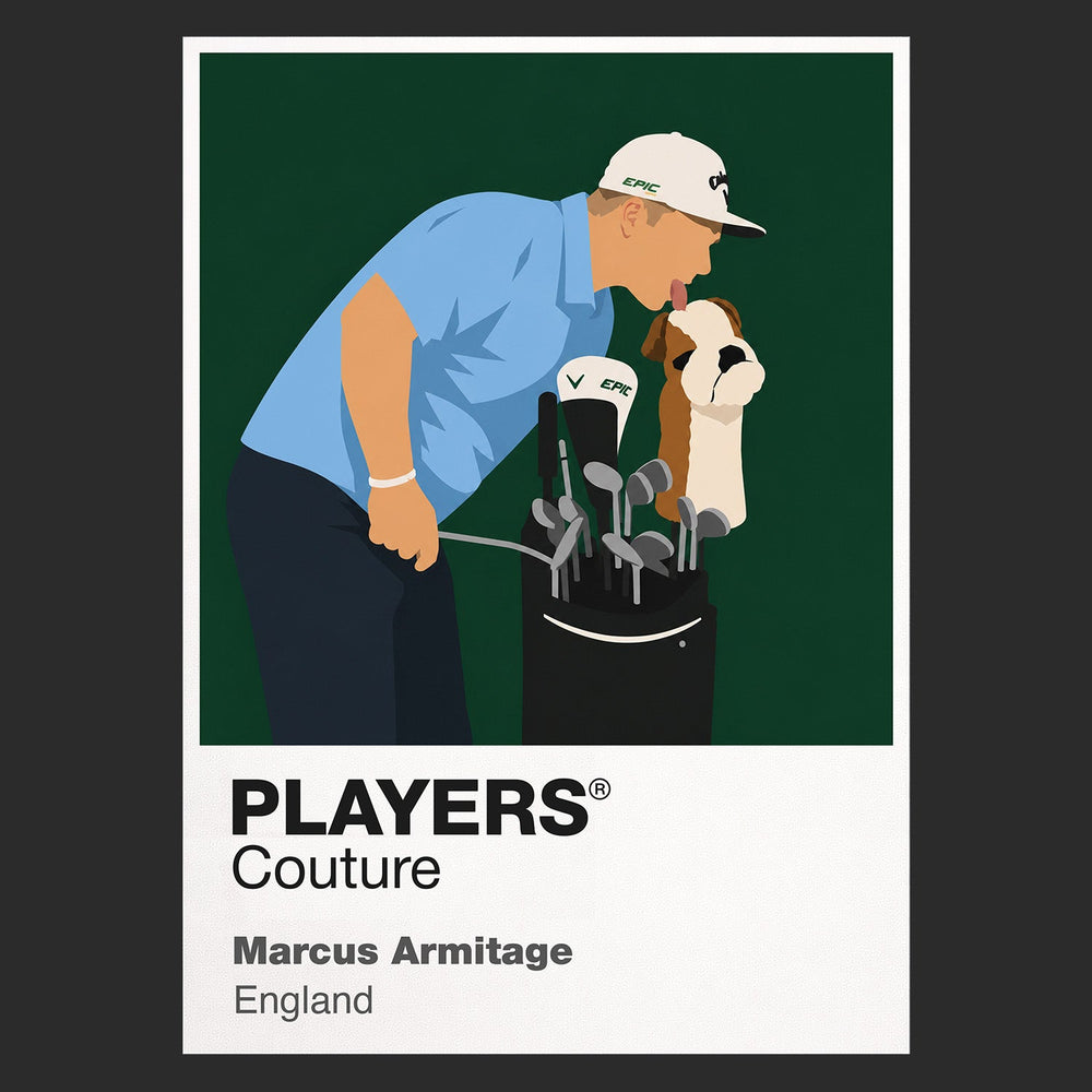 Marcus Armitage Golf Icon Frame Men's Polo Shirt