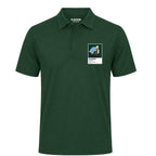 Marcus Armitage Golf Icon Frame Men's Polo Shirt - Bottle Green