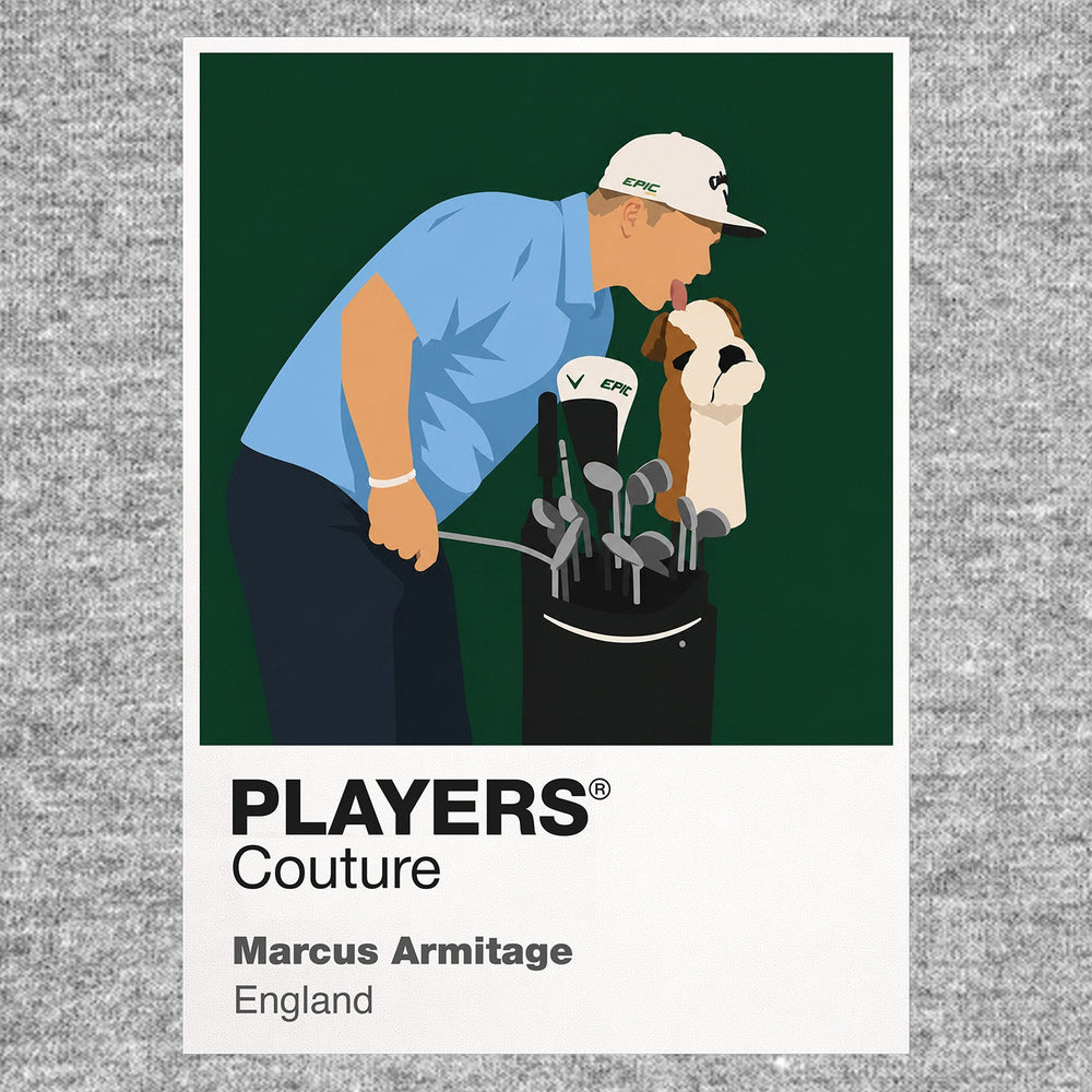 Marcus Armitage Golf Icon Frame Men's Polo Shirt