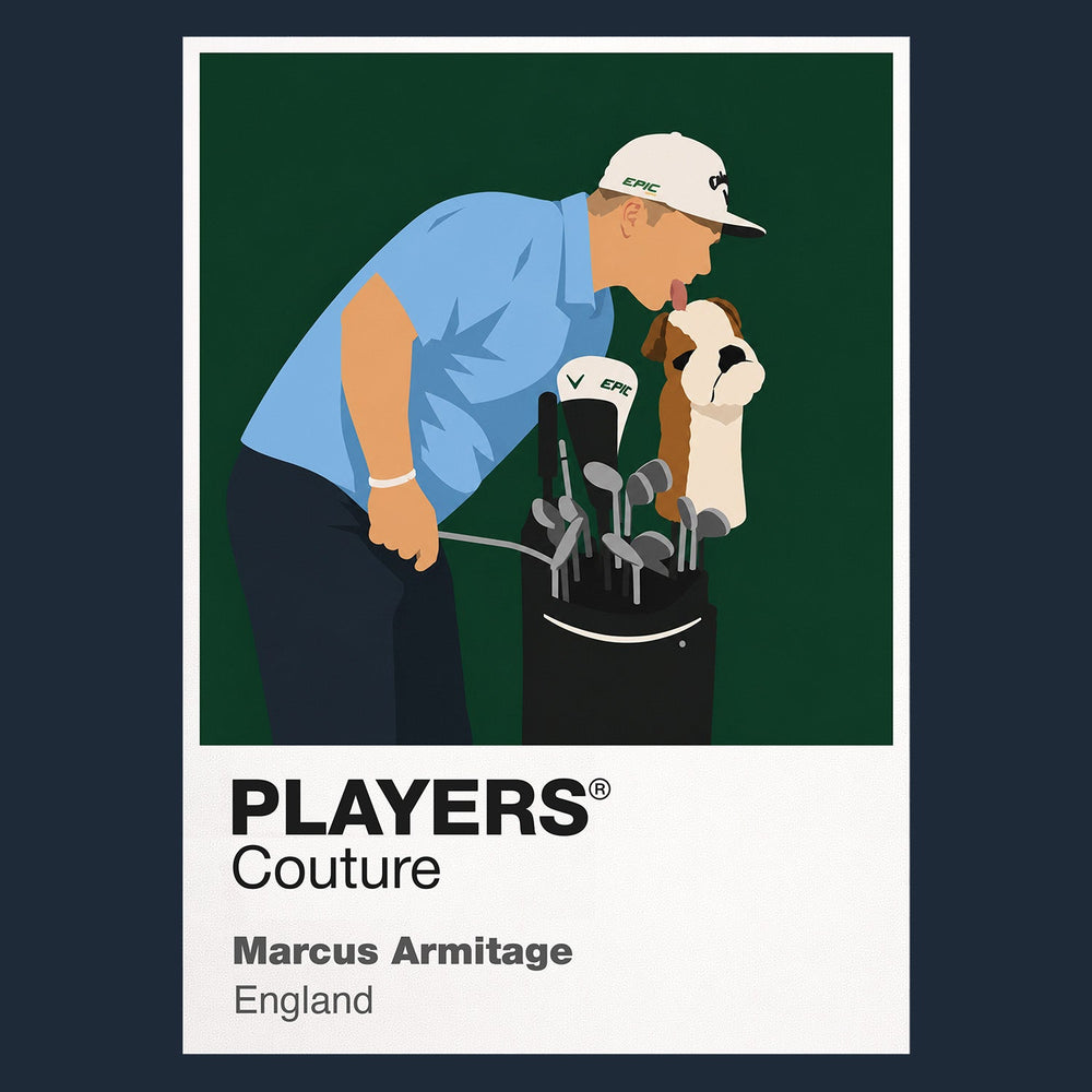 Marcus Armitage Golf Icon Frame Men's Polo Shirt