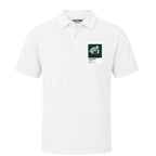 Marcus Armitage Golf Icon Frame Men's Polo Shirt - White