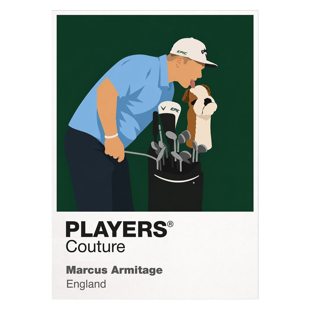 Marcus Armitage Golf Icon Frame Men's Polo Shirt