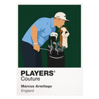 Marcus Armitage Golf Icon Frame Men's Polo Shirt
