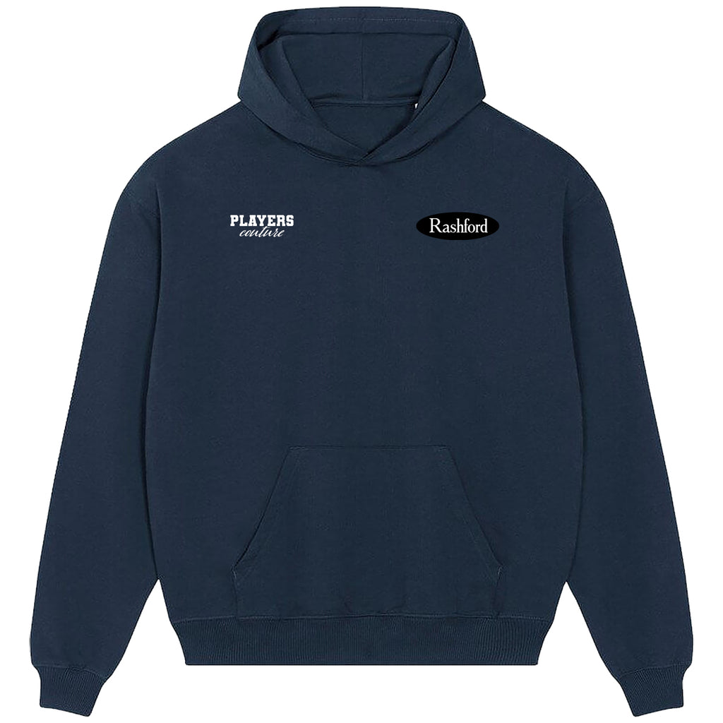 Marcus Rashford Logo Players Couture Men's Casual Hoodie Navy